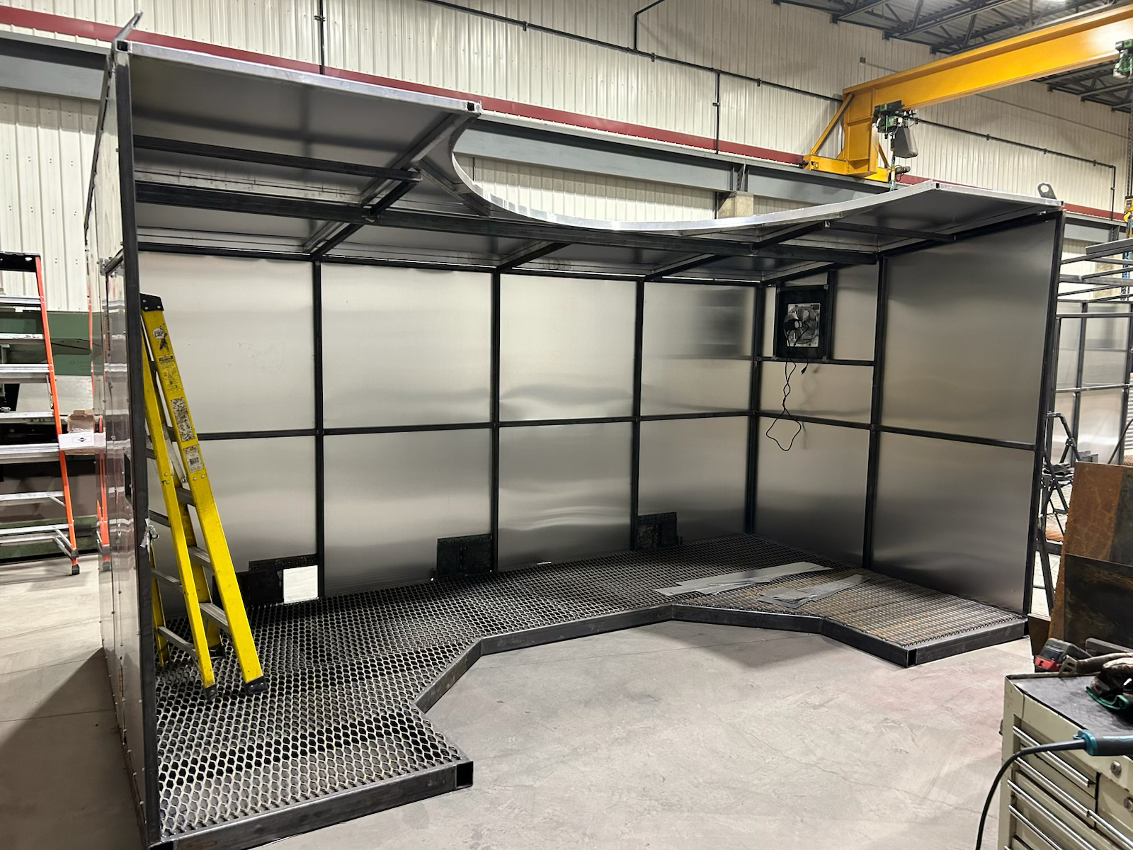 Cabane pour soudeurs